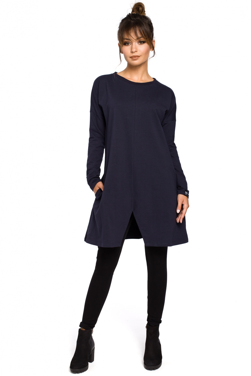 Tunika Model B042 Navy - BeWear - obrazek 3