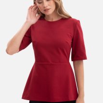 Bluzka Model B305 Bordo – BeWear