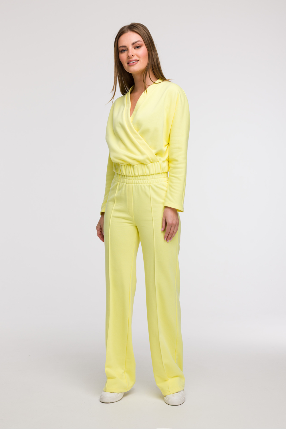 Bluza Damska Model B292 Cytryna - BeWear - obrazek 3