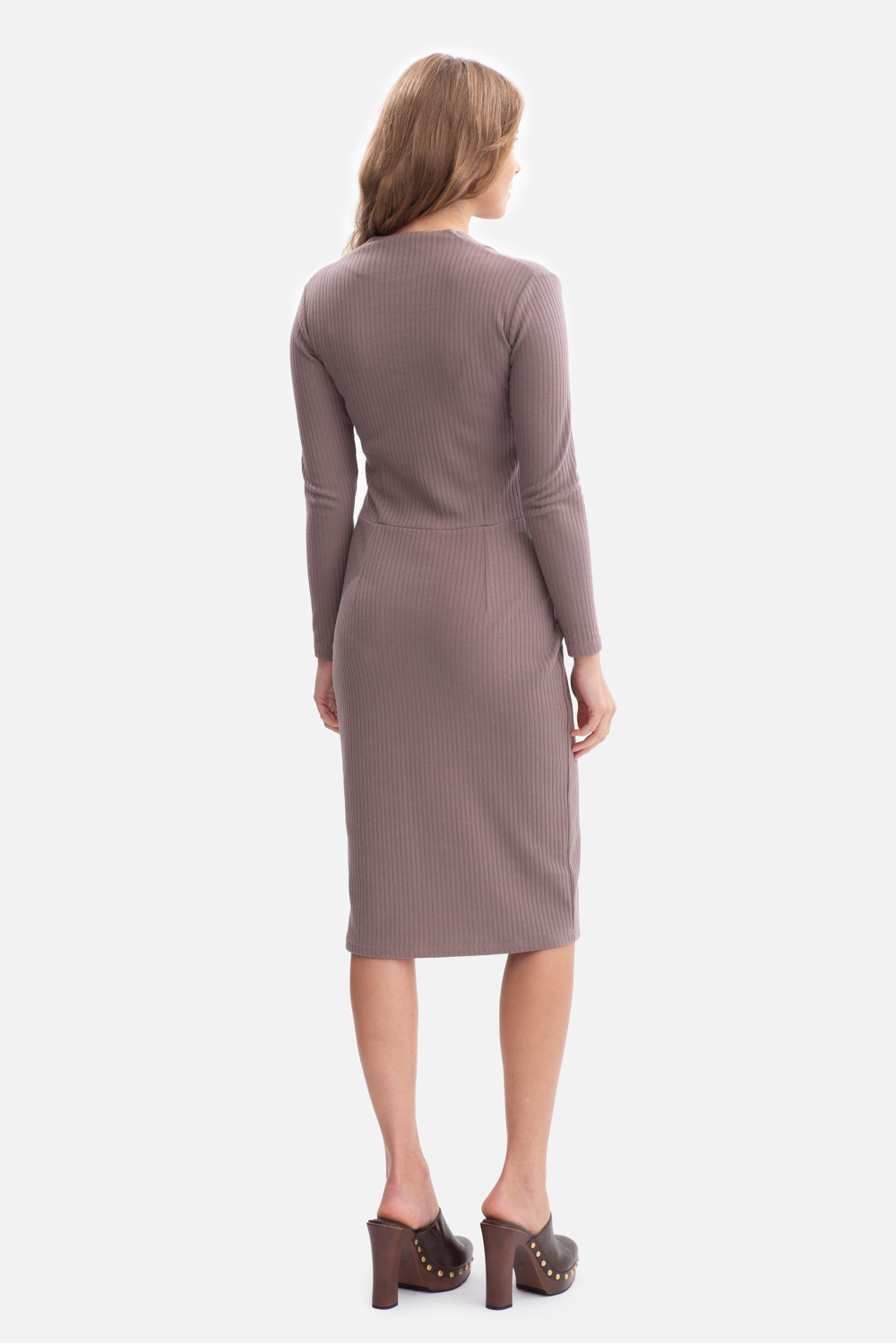 Sukienka Model B307 Cacao - BeWear - obrazek 3