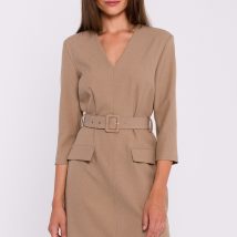 Sukienka Model S369 Beige – Stylove
