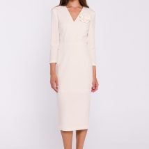 Sukienka Model S372 Kość Słoniowa – Stylove