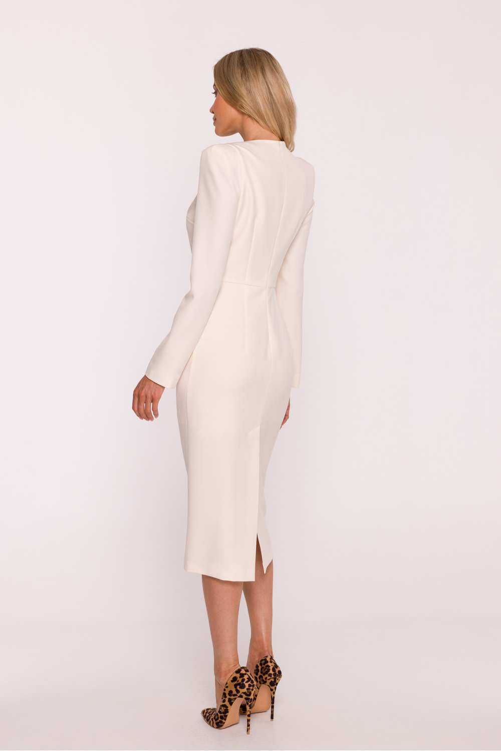 Sukienka Model S412 Kość Słoniowa - Stylove - obrazek 3