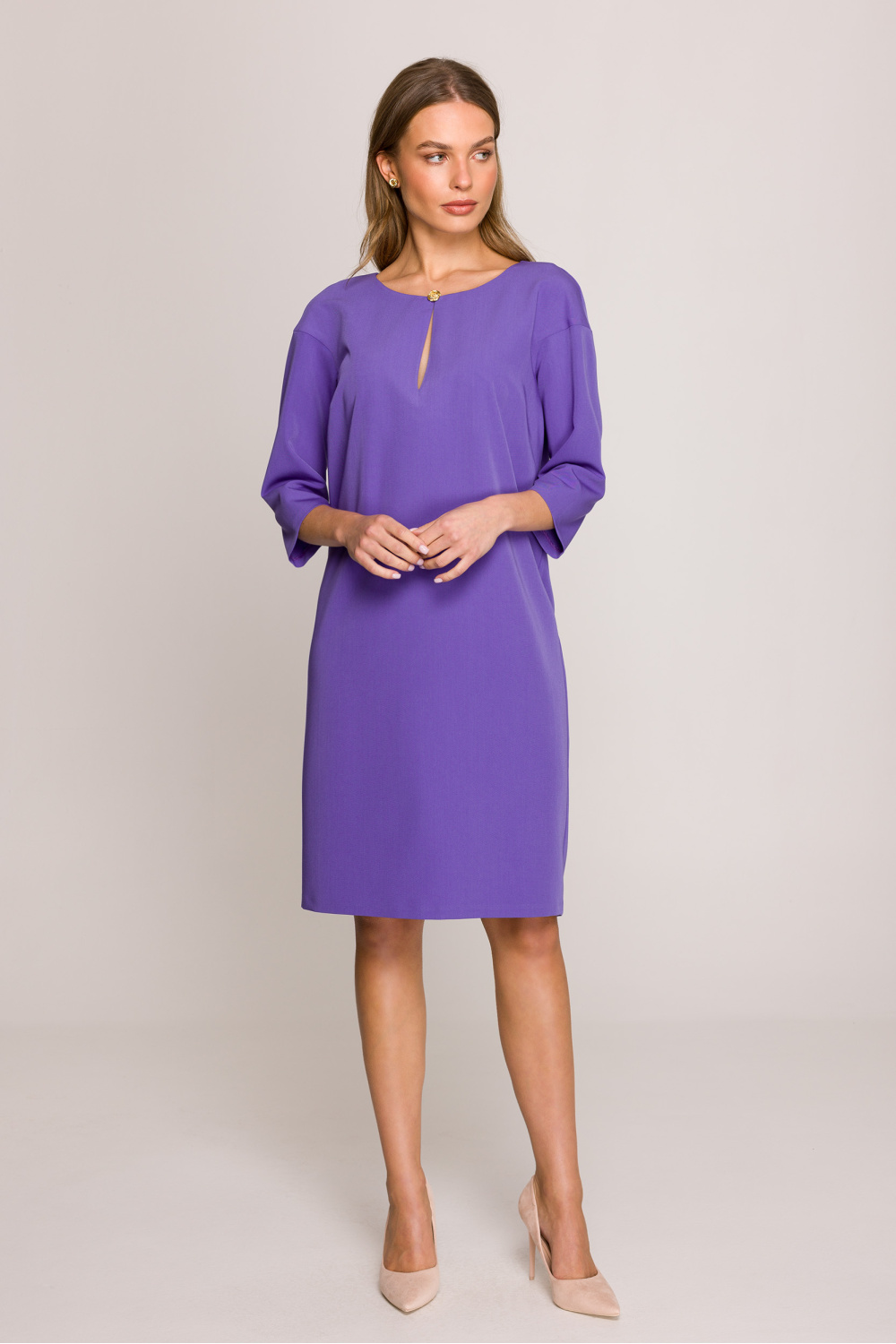 Sukienka Model S394 Violet - Stylove - obrazek 3