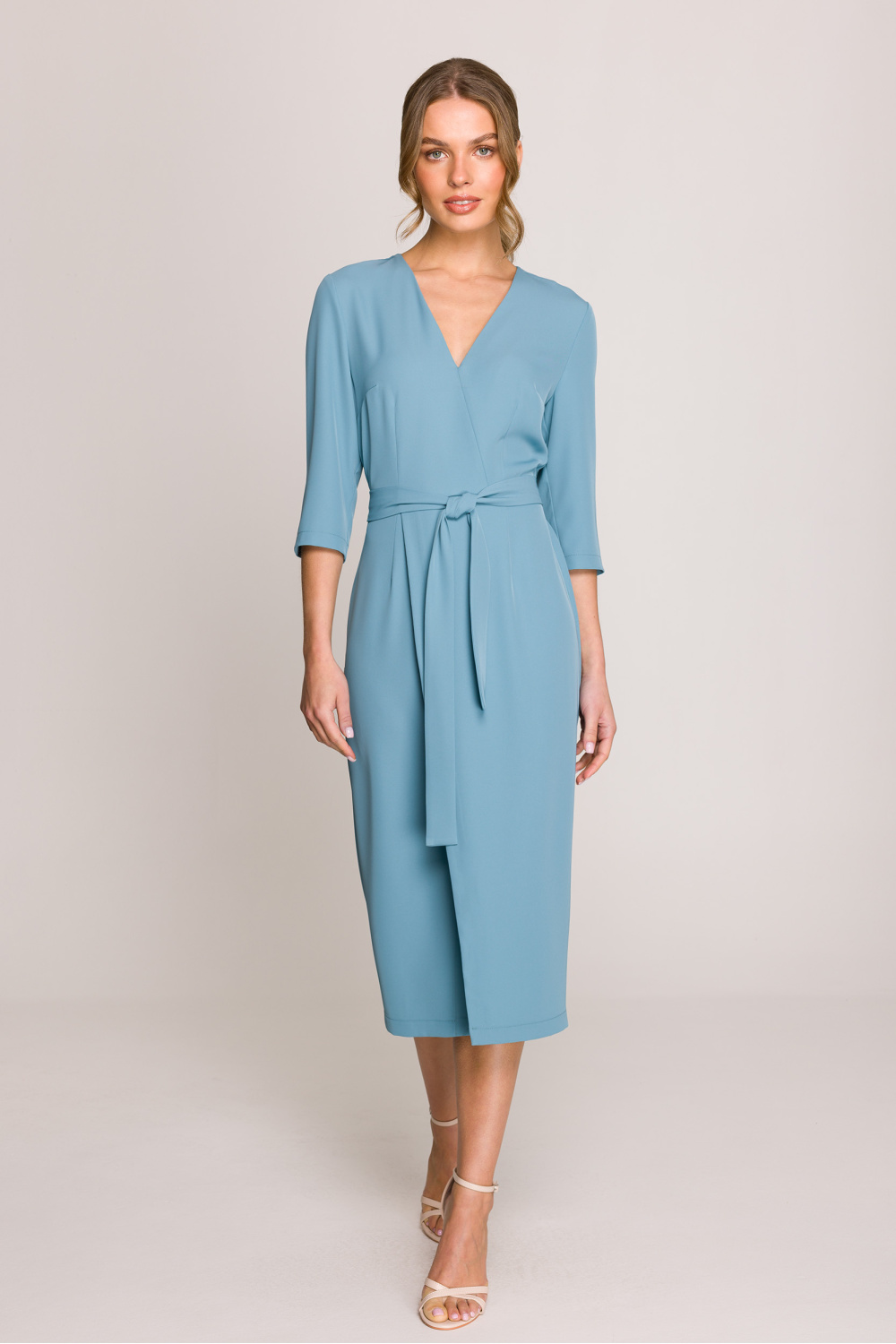 Sukienka Model S396 Cold Blue - Stylove - obrazek 3