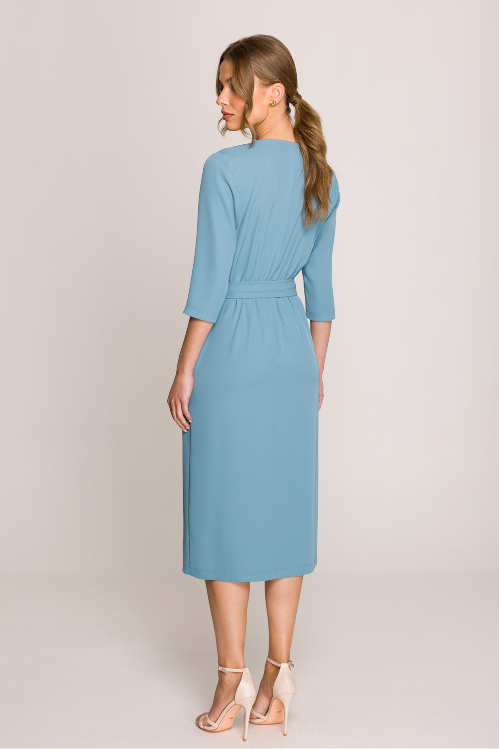 Sukienka Model S396 Cold Blue - Stylove - obrazek 4