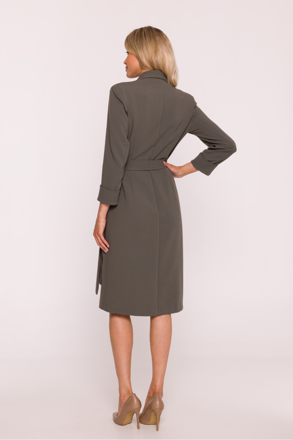 Sukienka Model S415 Khaki - Stylove - obrazek 4
