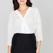Bluzka Model K138 Ecru – Lenitif