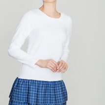 Sukienka Model K423 Wzór 48 White – Lenitif