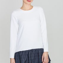 Sukienka Model K423 Wzór 40 White – Lenitif