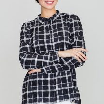 Koszula Damska Model K421 Wzór 46 Black – Lenitif