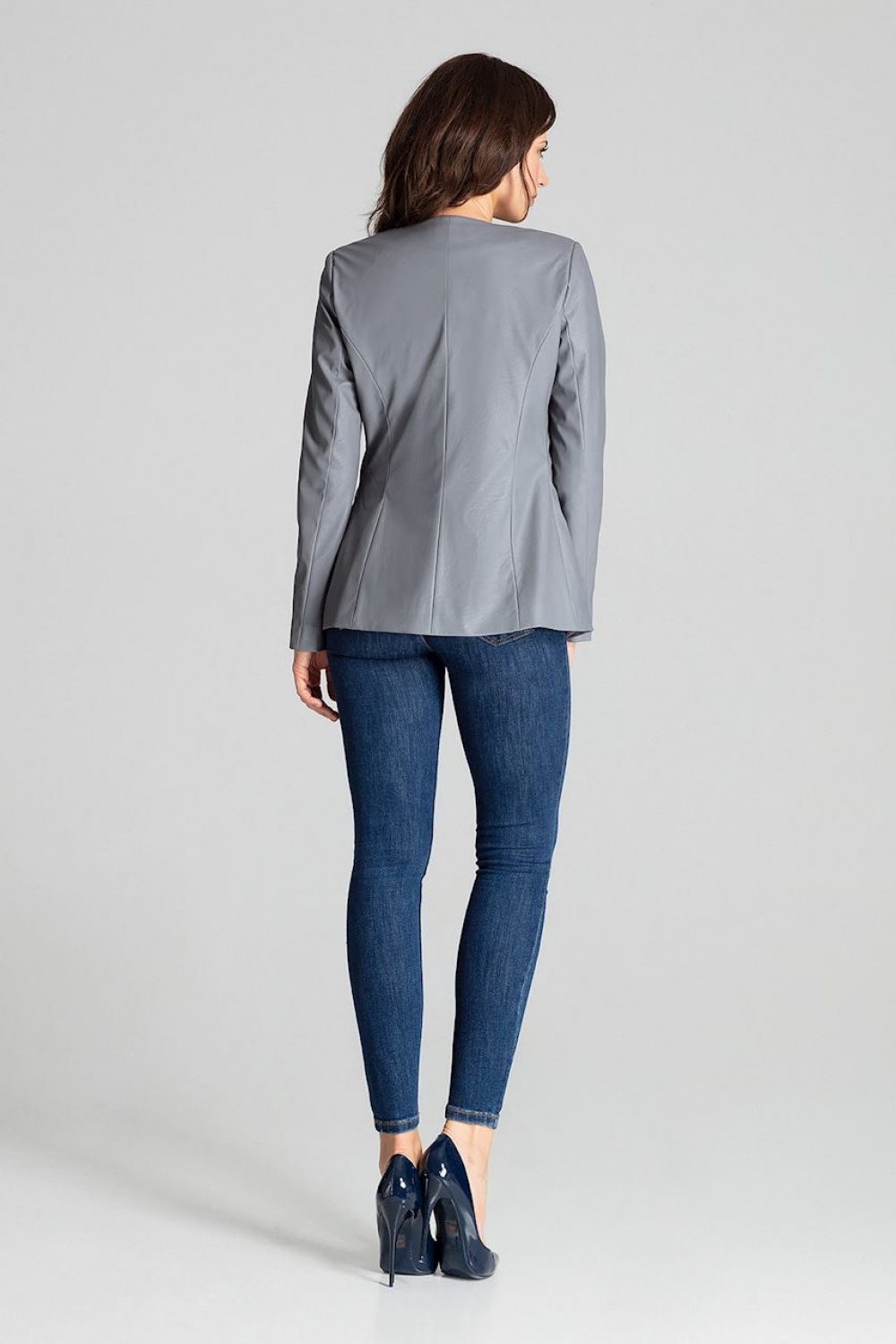 Żakiet Model L073 Grey - Lenitif - obrazek 4