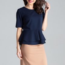 Bluzka Model L026 Navy – Lenitif