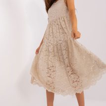 Sukienka Model TW-SK-BI-8246.37X Beige – Och Bella