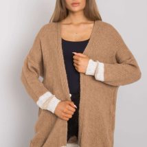 Sweter Kardigan Model TW-SW-BI-A21768.21 Camel – Och Bella