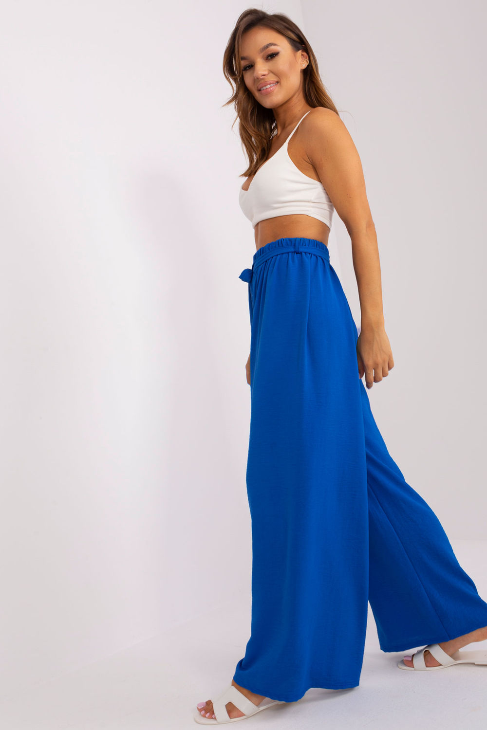 Spodnie Damskie Model TW-SP-BI-2086.24P Cobalt - Och Bella - obrazek 3