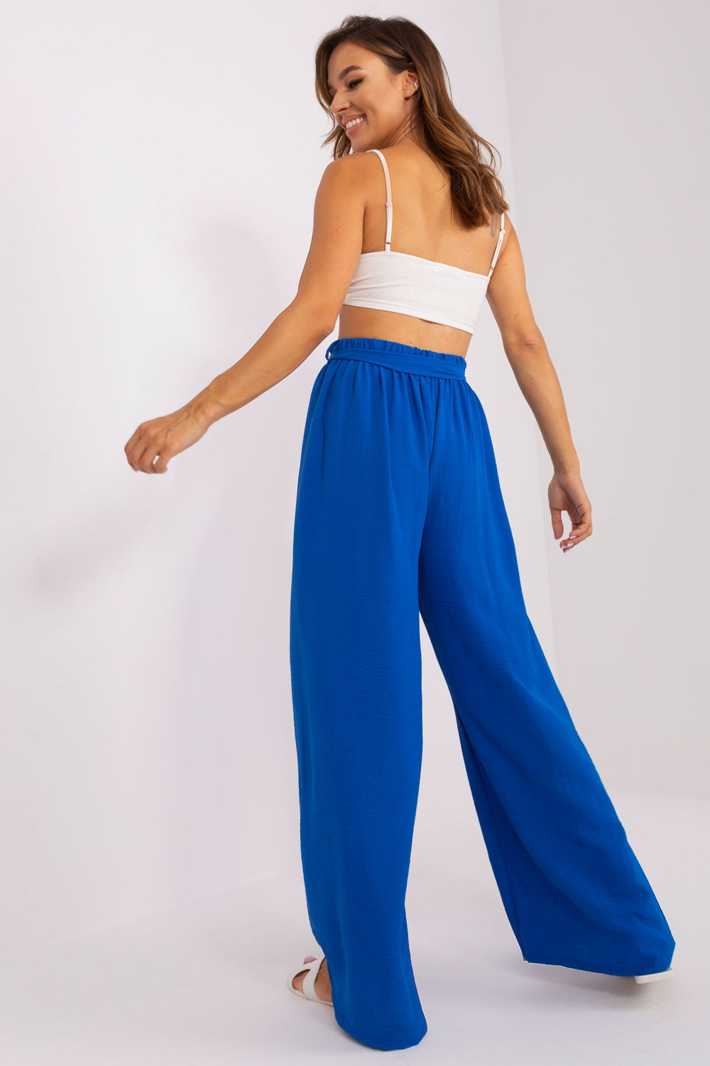 Spodnie Damskie Model TW-SP-BI-2086.24P Cobalt - Och Bella - obrazek 4