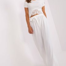 Spodnie Damskie Model TW-SP-BI-2086.24P Ecru – Och Bella