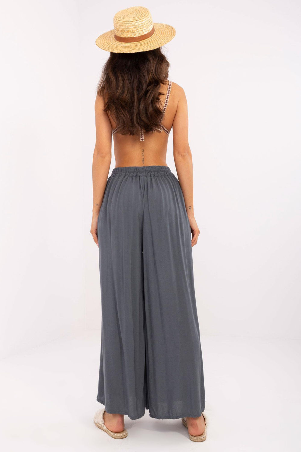 Spodnie Damskie Model TW-SP-BI-82353.39 Grafit - Och Bella - obrazek 4