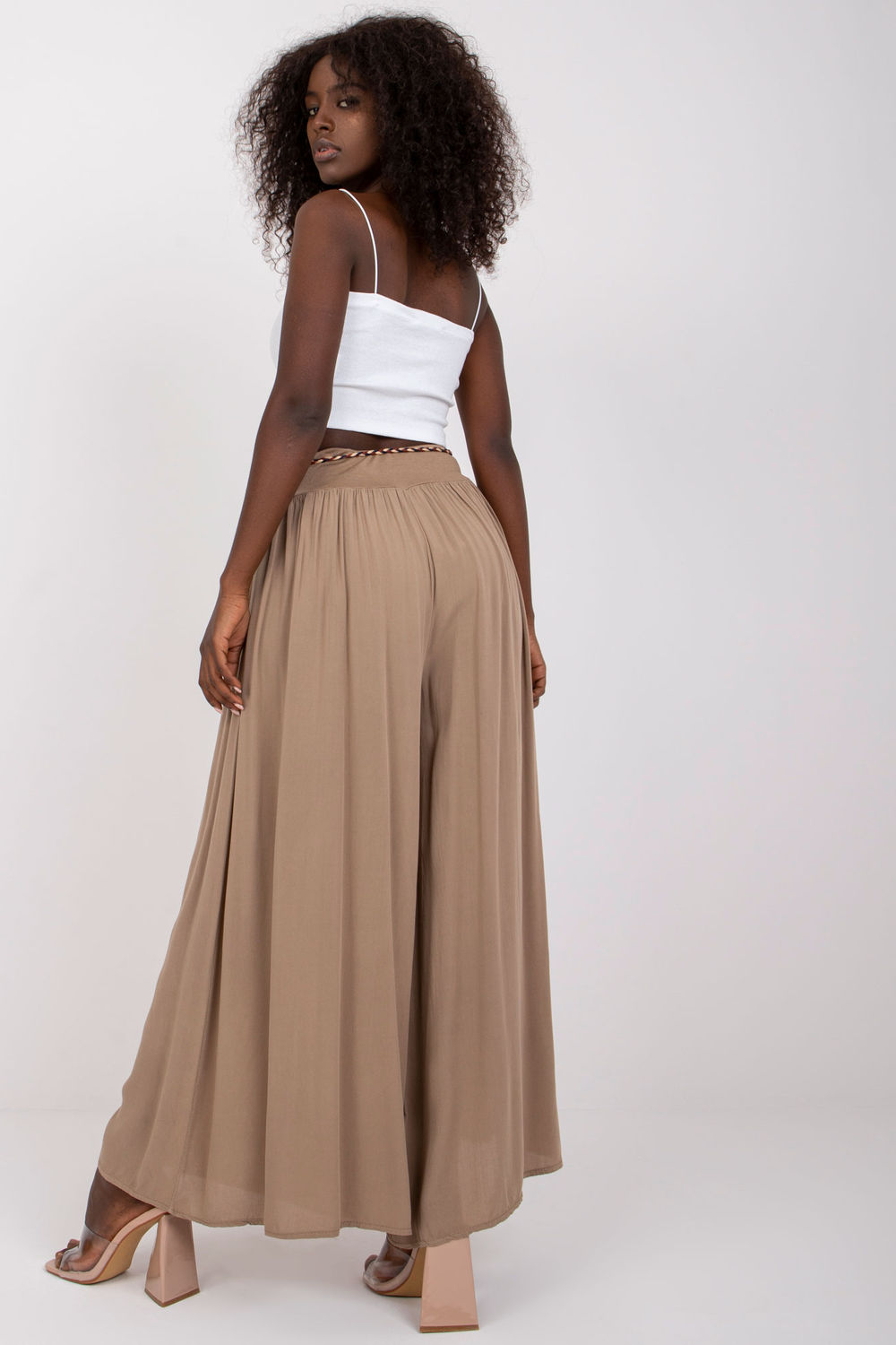 Spodnie Damskie Model TW-SP-BI-81733.14 Beige - Och Bella - obrazek 4