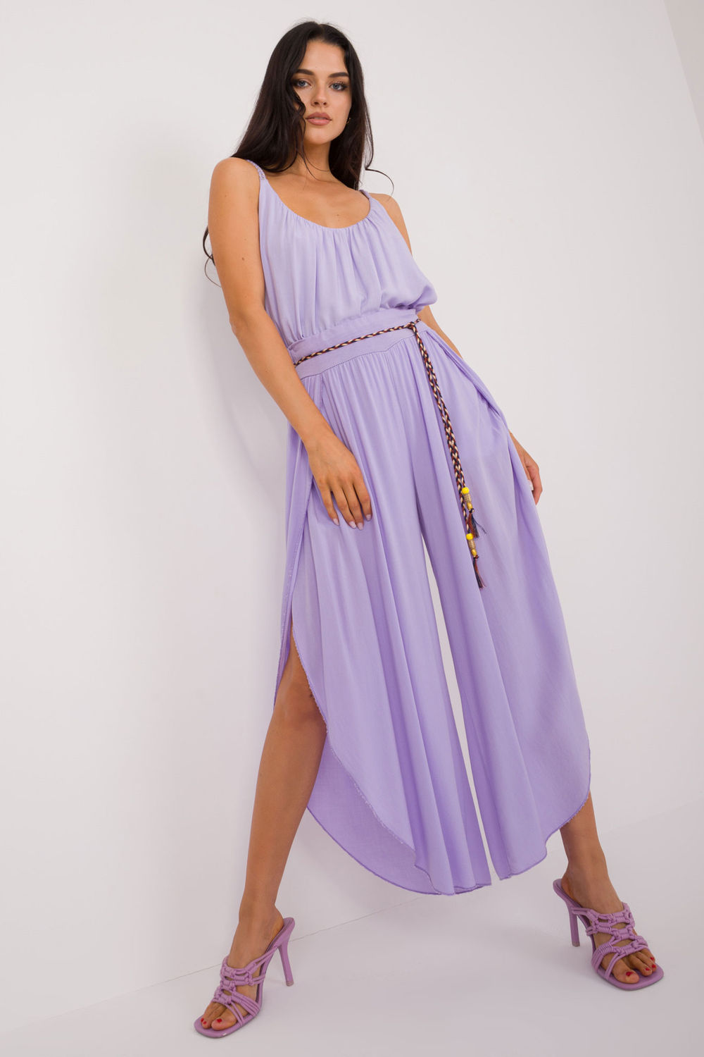 Spodnie Damskie Model TW-SP-BI-81378.24P Light Violet - Och Bella - obrazek 3