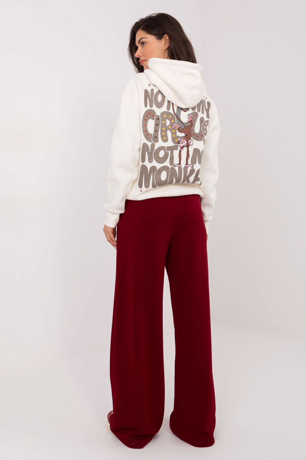 Spodnie Dresowe Model RV-DR-A611.52 Bordo - Relevance - obrazek 4