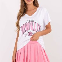 Spódnica Komplet Model RV-KMPL-A774.49 White/Pink – Relevance