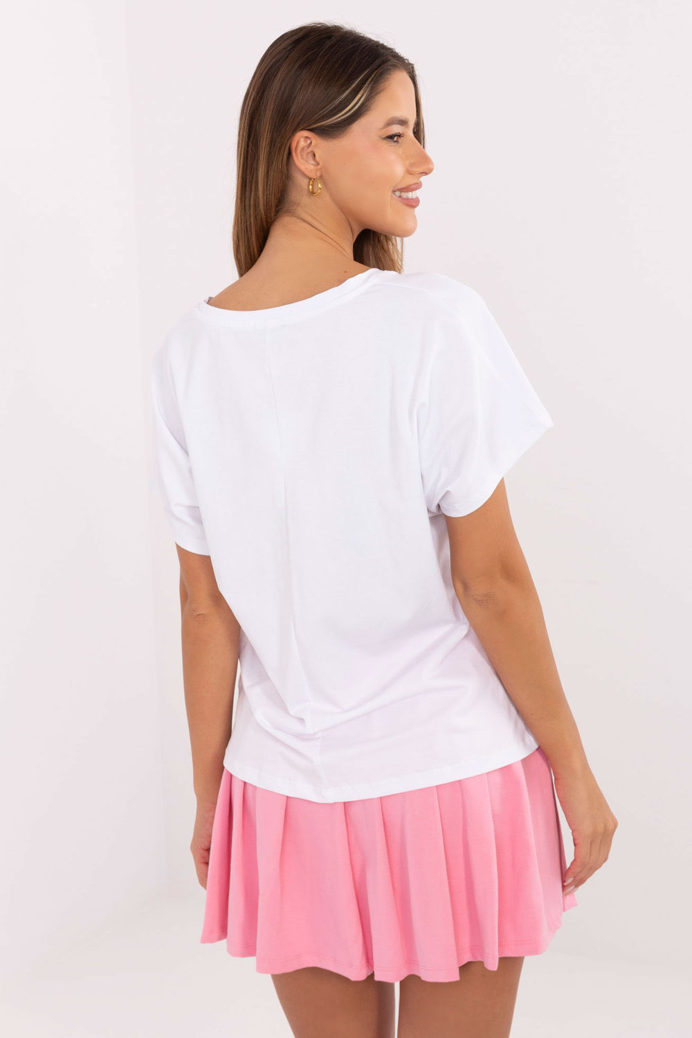 Spódnica Komplet Model RV-KMPL-A774.49 White/Pink - Relevance - obrazek 4