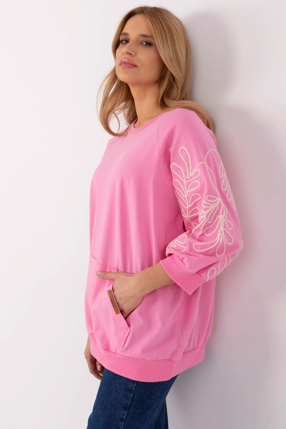 Bluza Damska Model RV-BZ-A367.26 Pink - Relevance - obrazek 3