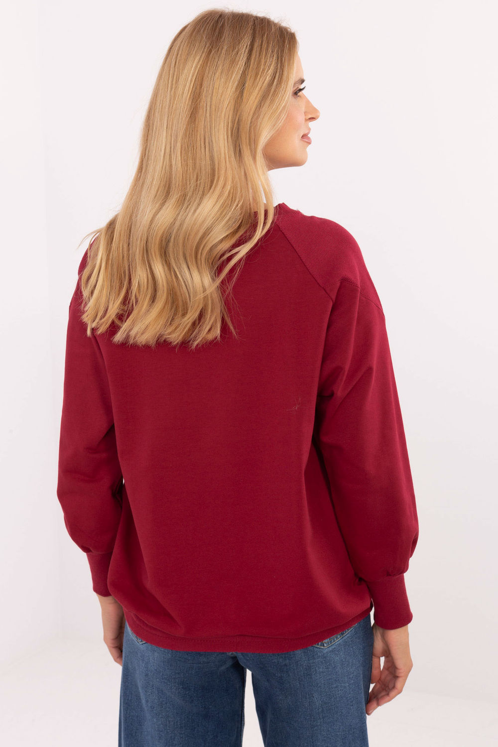 Bluzka Model RV-BZ-A825.48 Bordo - Relevance - obrazek 4