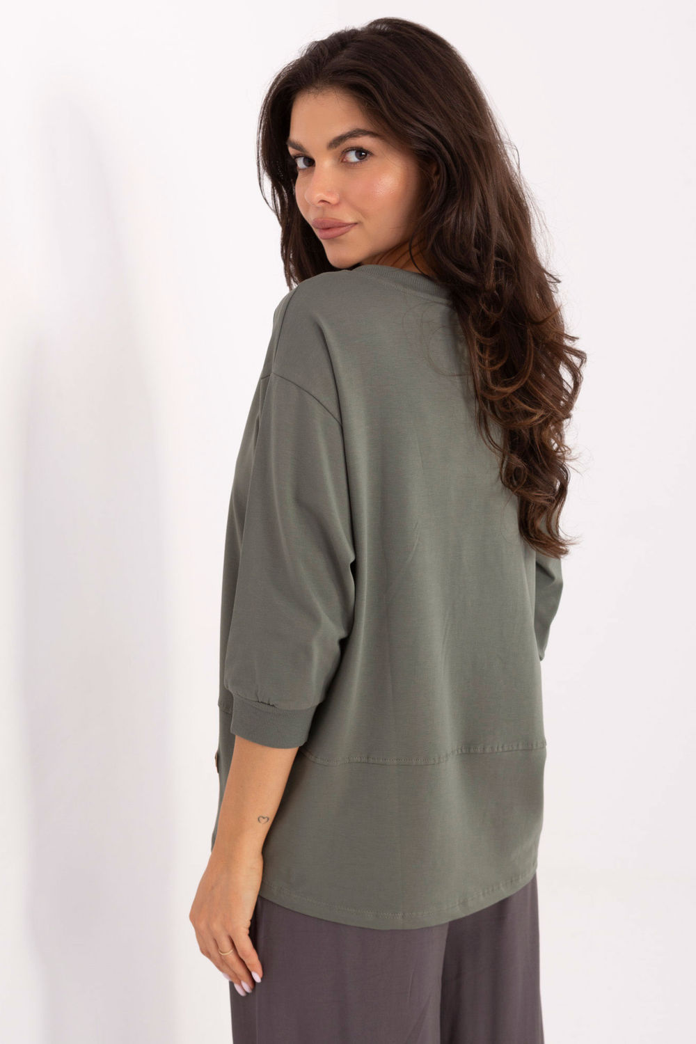 Bluzka Model RV-BZ-A785.58 Khaki - Relevance - obrazek 3