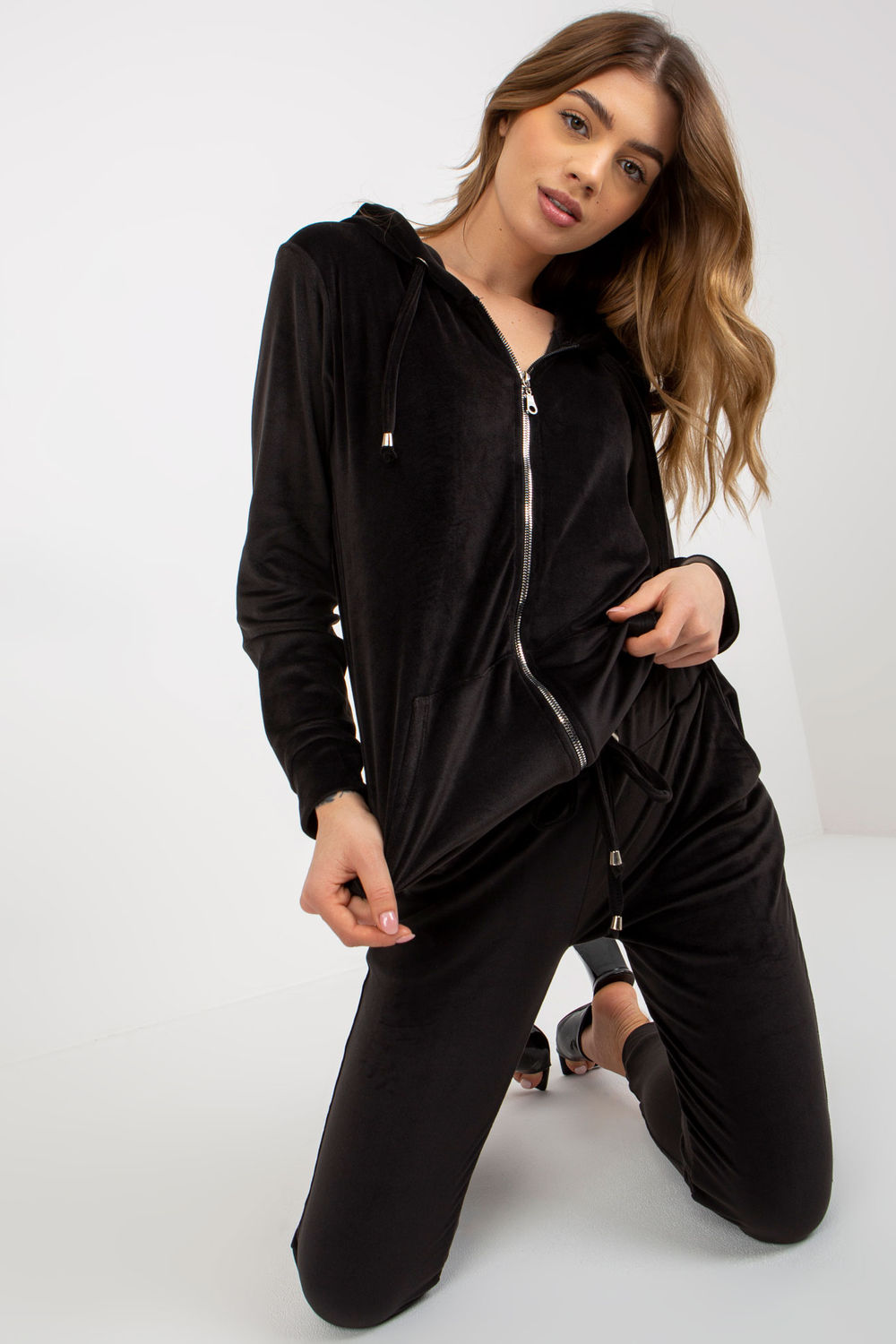 Spodnie Komplet Model RV-KMPL-6087-2.31X Black - Relevance - obrazek 3