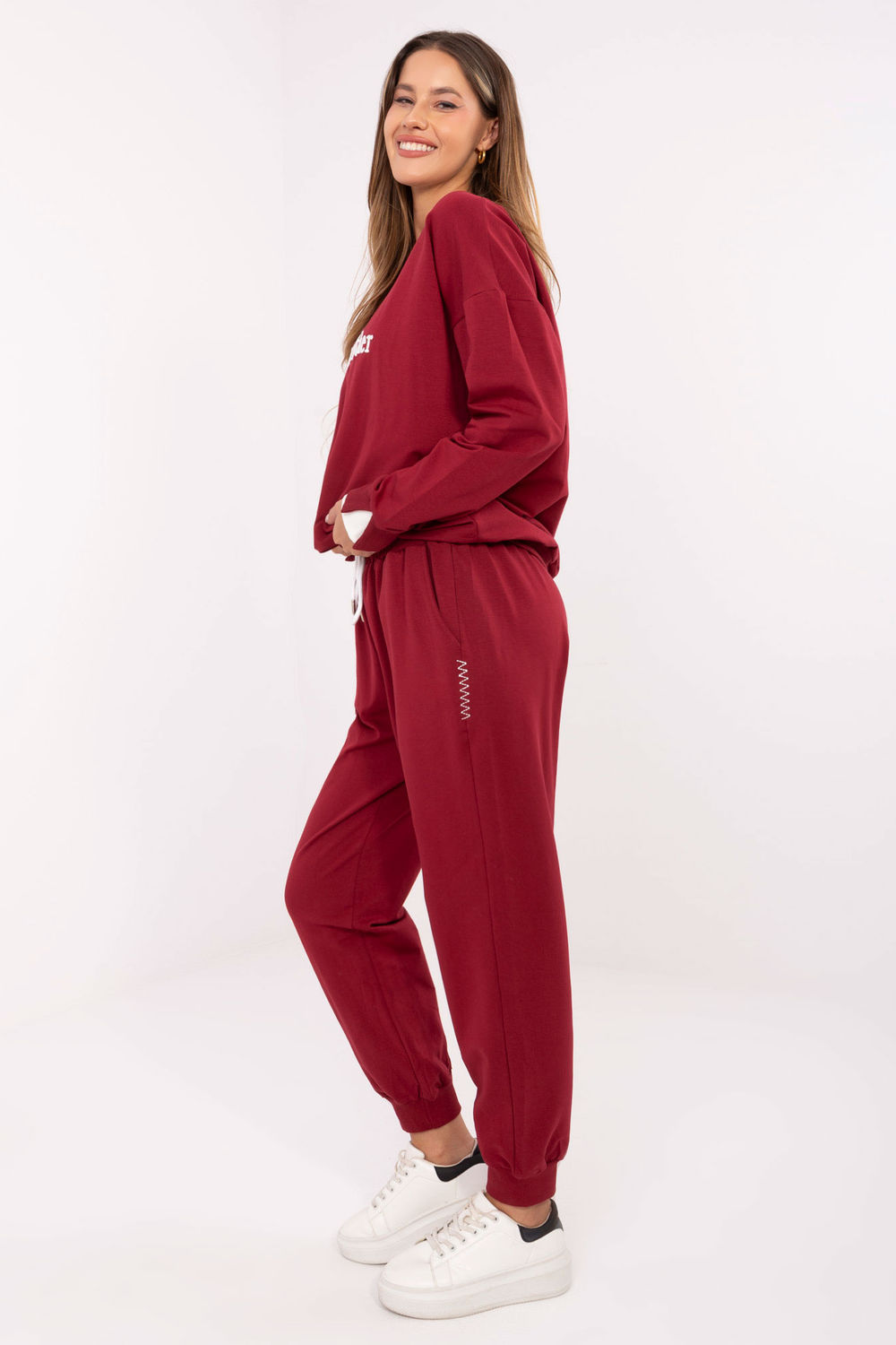 Spodnie Komplet Model RV-KMPL-A883.68 Bordo - Relevance - obrazek 3