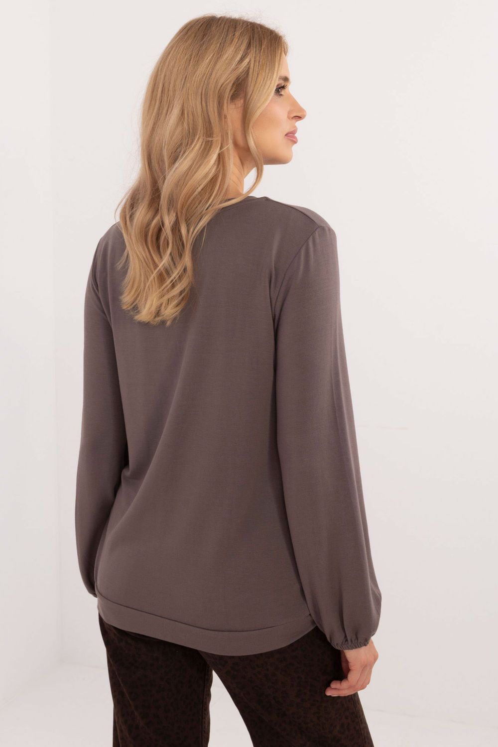 Bluzka Model RV-BZ-A-162.96 Brown - Relevance - obrazek 4