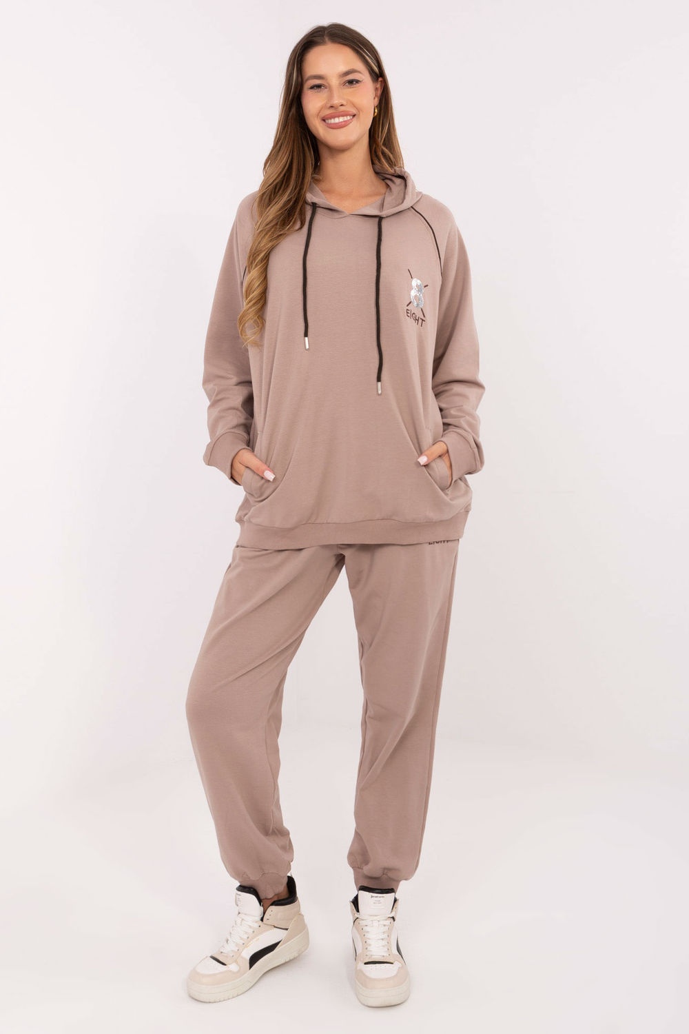 Spodnie Komplet Model RV-KMPL-A884.22 Dark Beige - Relevance