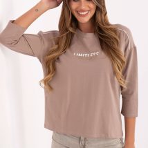 Bluzka Model RV-BZ-A826.89 Dark Beige – Relevance