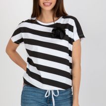 Bluzka Model RV-BZ-8741.93 White/Black – Relevance