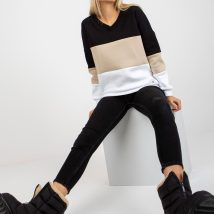 Bluza Damska Model RV-BL-8377.89 Black/Beige – Relevance