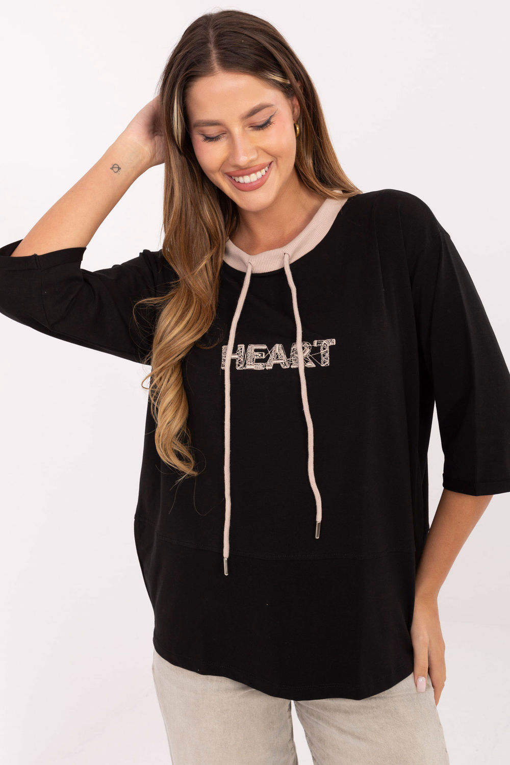 Bluzka Model RV-BZ-A892.00 Black - Relevance