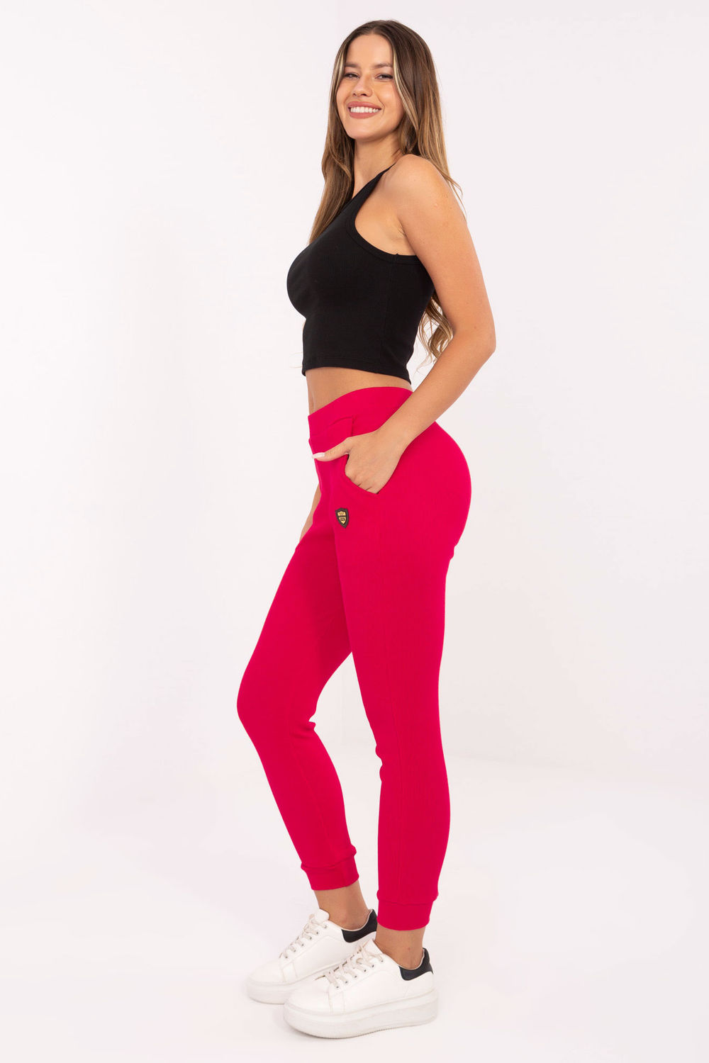 Spodnie Dresowe Model RV-DR-9602.50 Red - Relevance - obrazek 3