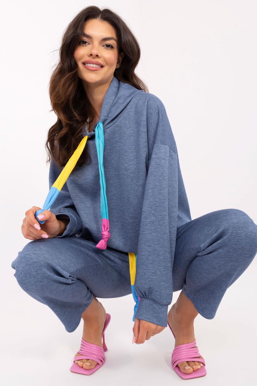 Spodnie Komplet Model DHJ-KMPL-20335.44 Dark Blue - Italy Moda