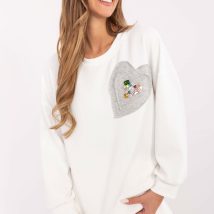 Bluza Damska Model DHJ-BL-20322.72 Ecru – Italy Moda