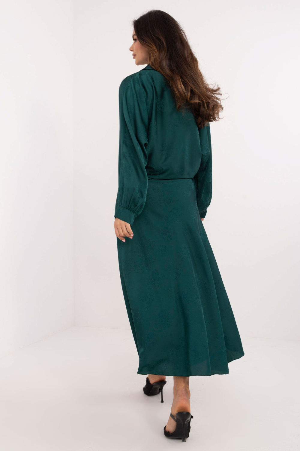 Spódnica Model DHJ-SD-19293.67 Dark Green - Italy Moda - obrazek 4