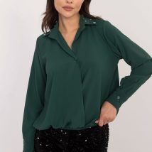Koszula Damska Model DHJ-KS-15260.96 Dark Green – Italy Moda