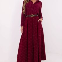 Spódnica Model DHJ-SD-19720-1.32 Bordo – Italy Moda