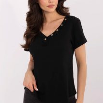 Bluzka Model DHJ-BZ-25168.00 Black – Italy Moda