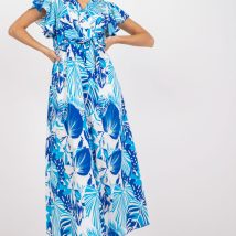 Sukienka Model DHJ-SK-13203-1.03X White/Blue – Italy Moda