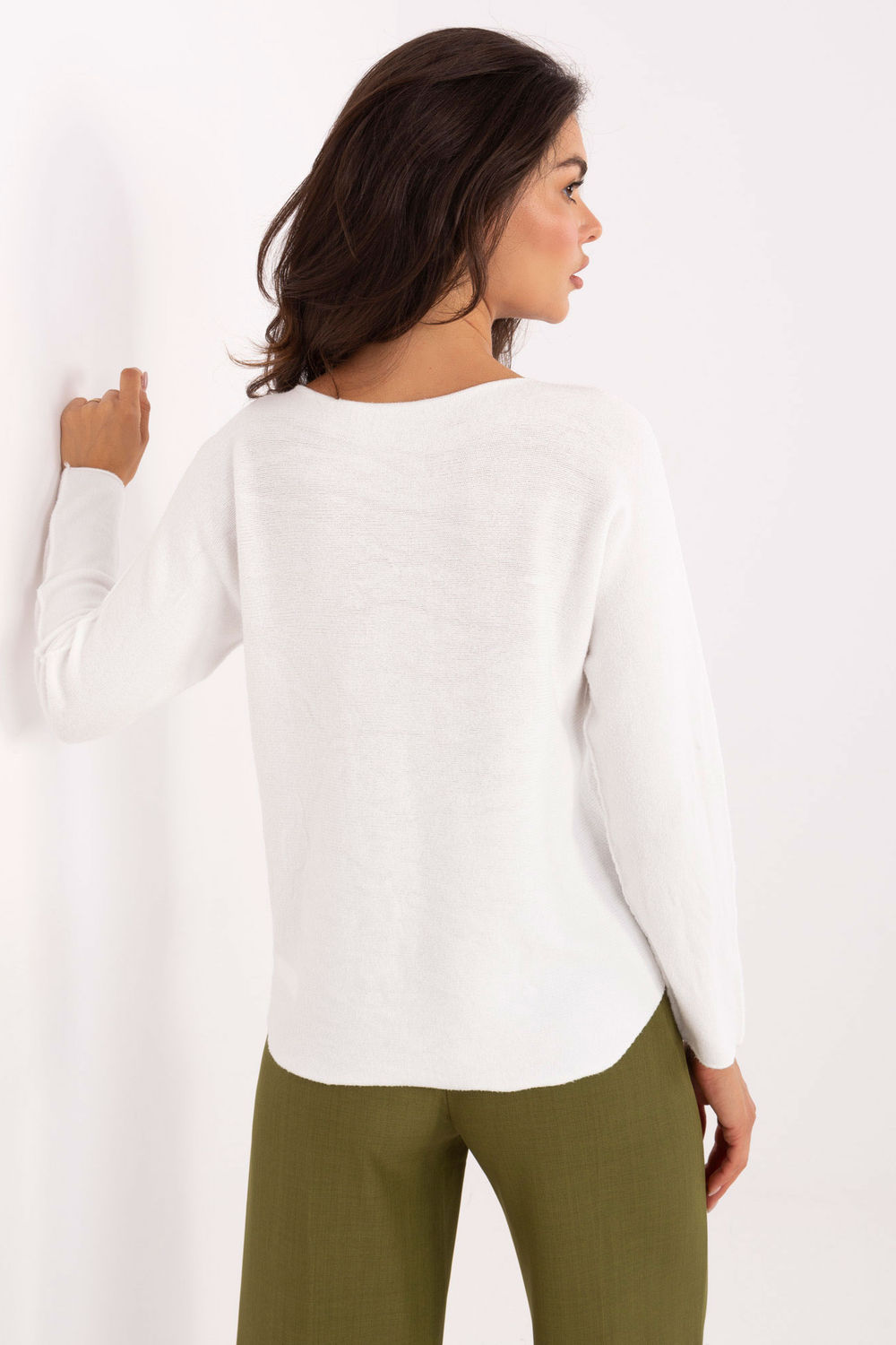 Sweter Damski Model IT-SW-2219.63 White - Italy Moda - obrazek 4