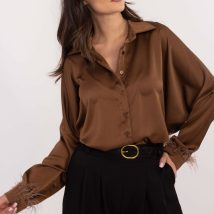 Koszula Damska Model DHJ-KS-16879.37 Brown – Italy Moda