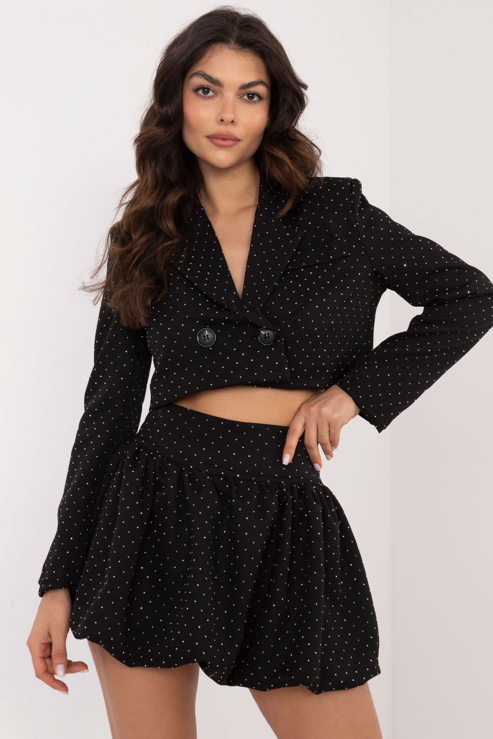 Spódnica Model DHJ-SD-A8669.27 Black - Italy Moda - obrazek 3